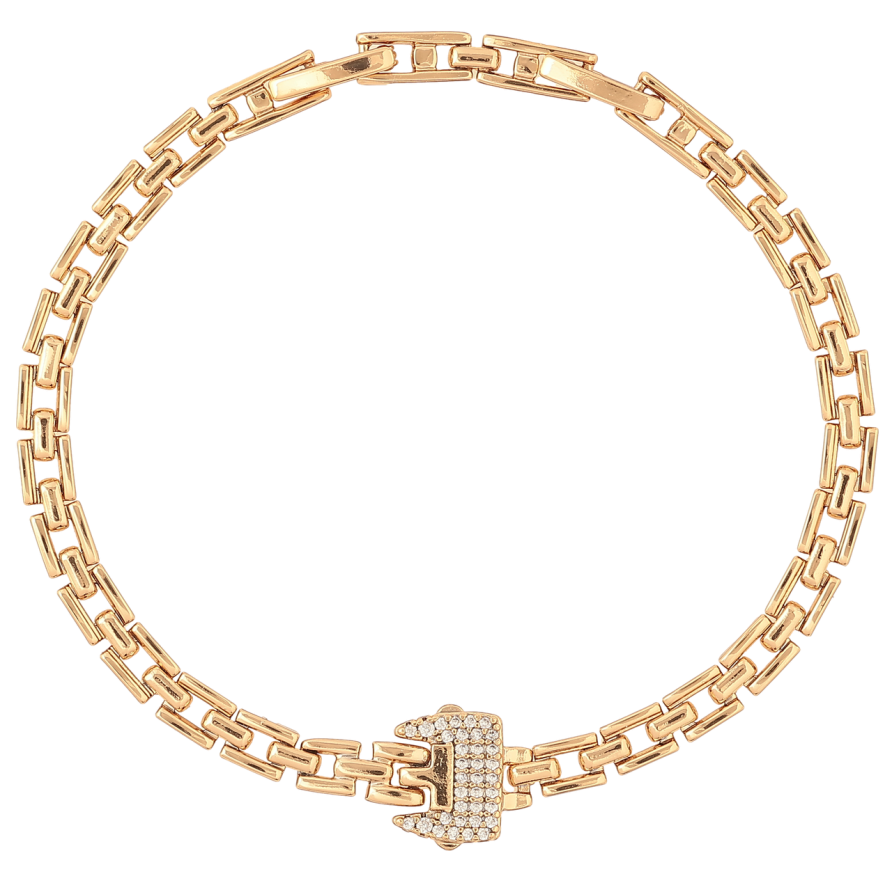 Браслет Xuping Позолота 18K Ремешок с кристаллами размер с доп.замком 17,19см х 4мм фото №1 Браслет Xuping Позолота 18K Ремешок с кристаллами размер с доп.замком 17,19см х 4мм фото №1