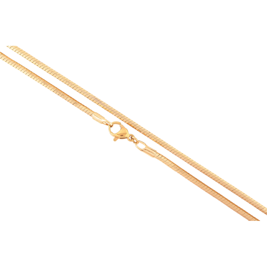 Ланцюжок Xuping Позолота 18K «Плетіння Ювелірний шнур гранований» довжина 45см х 2мм фото №1 Ланцюжок Xuping Позолота 18K «Плетіння Ювелірний шнур гранований» довжина 45см х 2мм фото №1