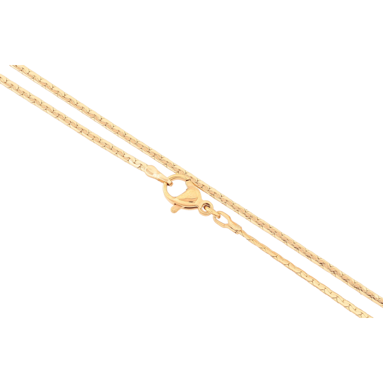 Цепочка Xuping Позолота 18K Плетение Фантазийное длинна 45см х 1.5мм фото №1