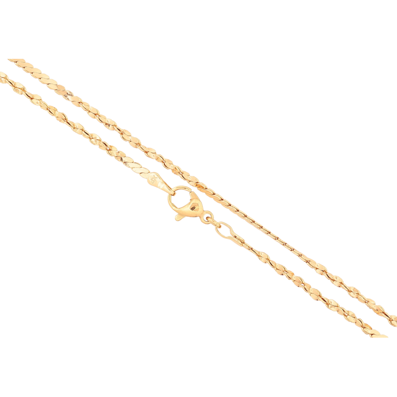 Ланцюжок Xuping Позолота 18K «Плетіння Фантазійне» довжина 45см х 1.5мм фото №1 Ланцюжок Xuping Позолота 18K «Плетіння Фантазійне» довжина 45см х 1.5мм фото №1