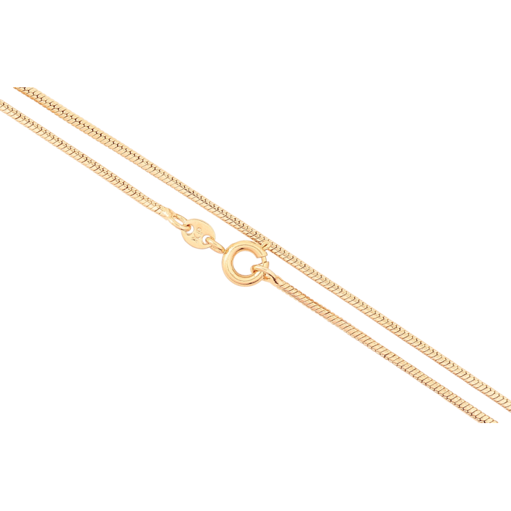 Цепочка Xuping Позолота 18K Плетение Ювелирный шнур 4-х гранный длинна 45см х 1мм фото №4 Цепочка Xuping Позолота 18K Плетение Ювелирный шнур 4-х гранный длинна 45см х 1мм фото №4