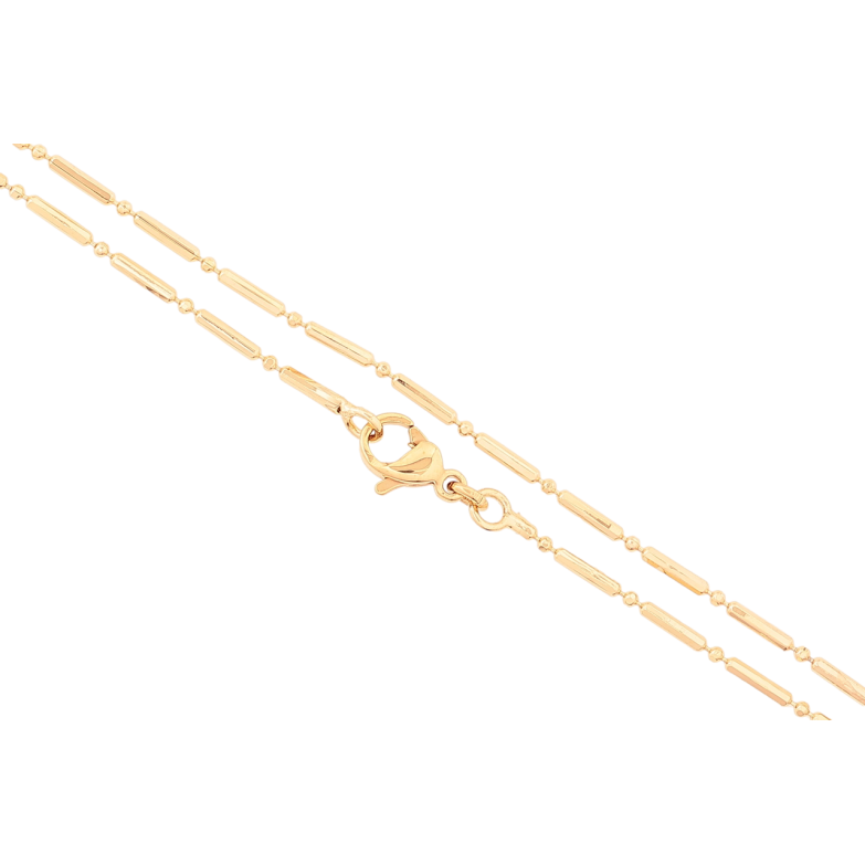 Ланцюжок Xuping Позолота 18K Плетение Перлина длинна 44см х 1мм фото №1 Ланцюжок Xuping Позолота 18K Плетение Перлина длинна 44см х 1мм фото №1