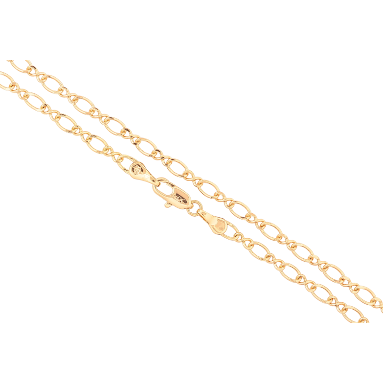 Ланцюжок Xuping Позолота 18K «Плетіння Фантазійне» довжина 45см х 3мм фото №1 Ланцюжок Xuping Позолота 18K «Плетіння Фантазійне» довжина 45см х 3мм фото №1