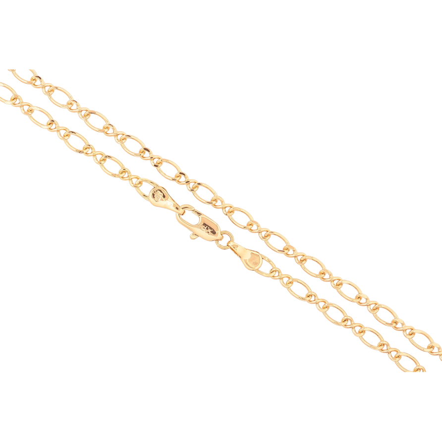 Ланцюжок Xuping Позолота 18K «Плетіння Фантазійне» довжина 45см х 3мм фото №1