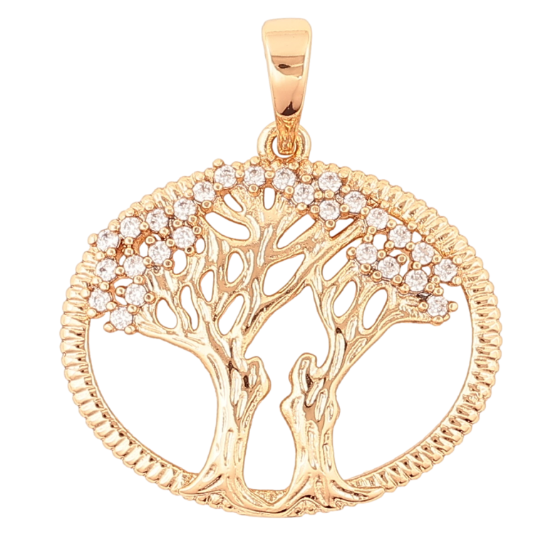 Кулон Xuping Позолота 18K Деревья для цепочки до 6мм фото №1