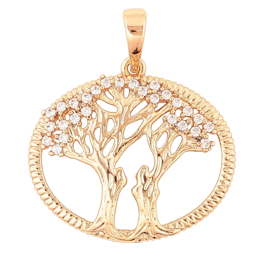 Кулон Xuping Позолота 18K Деревья для цепочки до 6мм фото №1