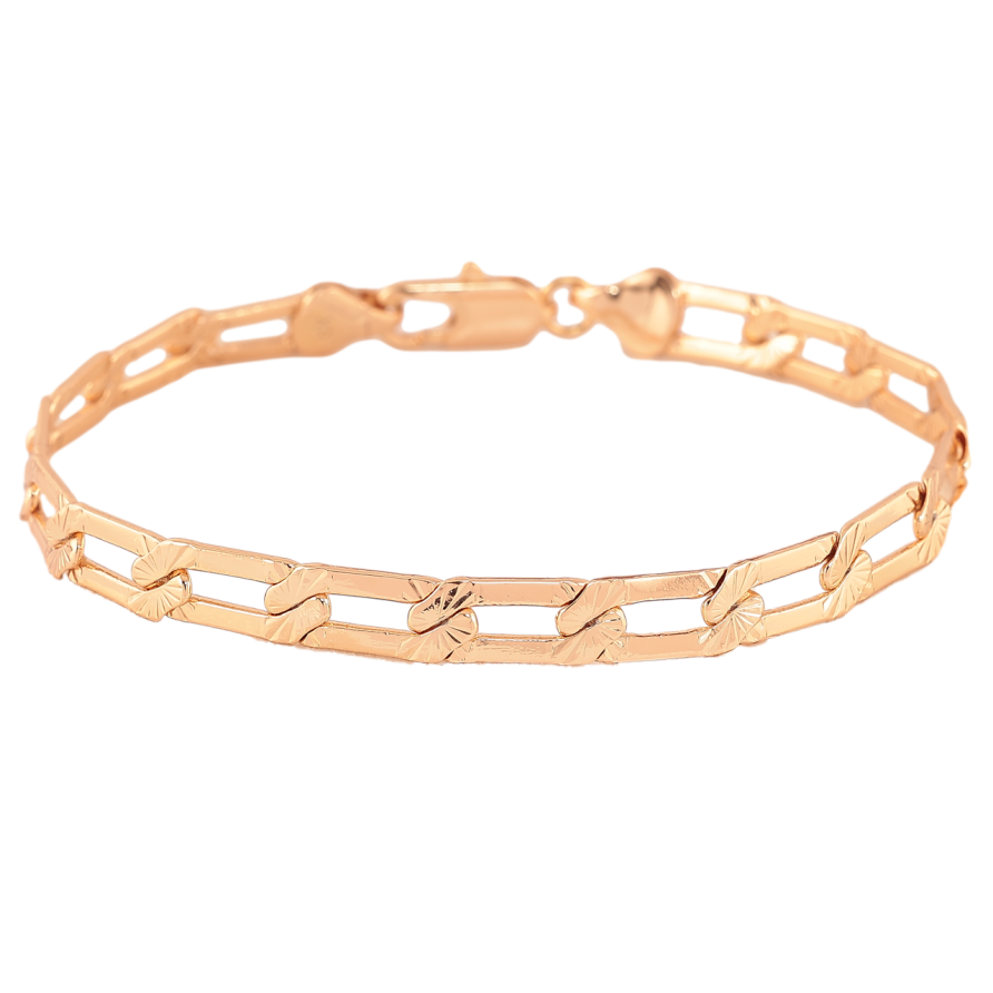 Браслет Xuping Позолота 18K Цепочка Панцирная размер 19.5см х 6мм фото №1