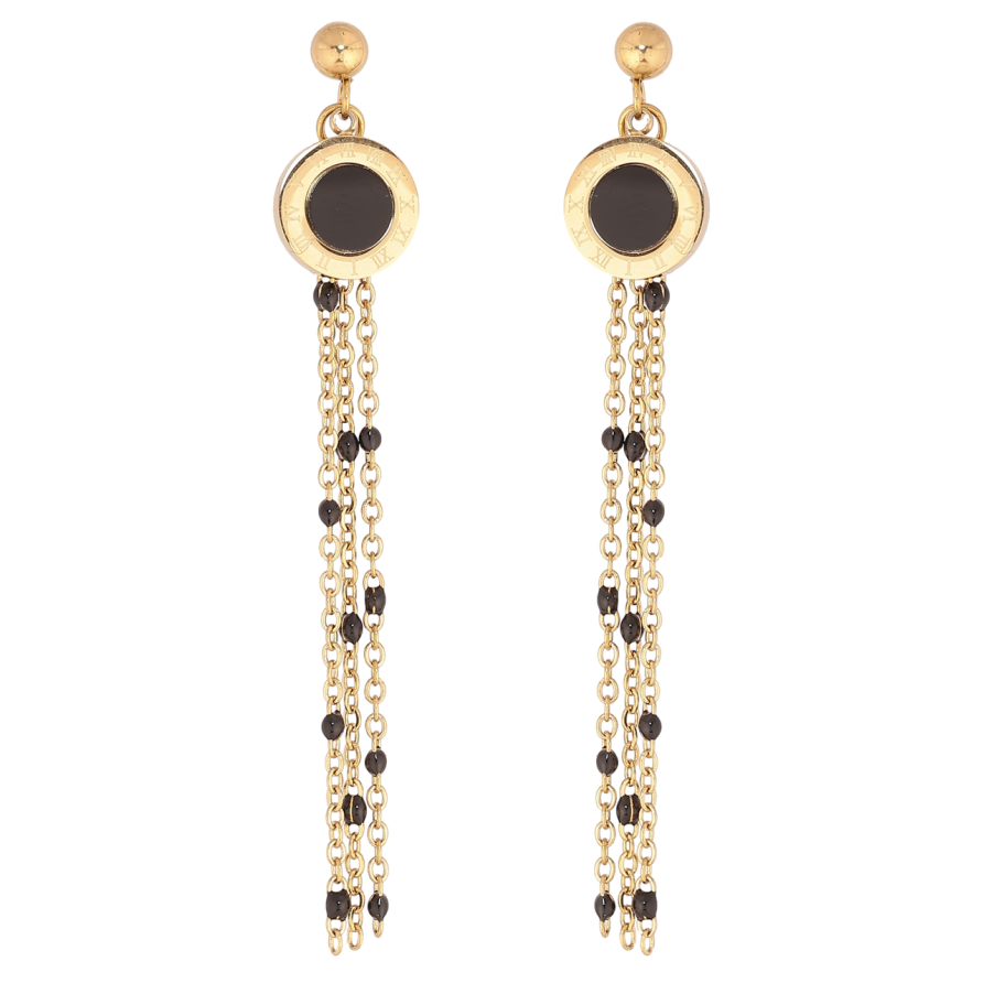 Сережки Xuping TTM Stainless Steel колір 14К пусети «Декоративні підвіски» фото №1