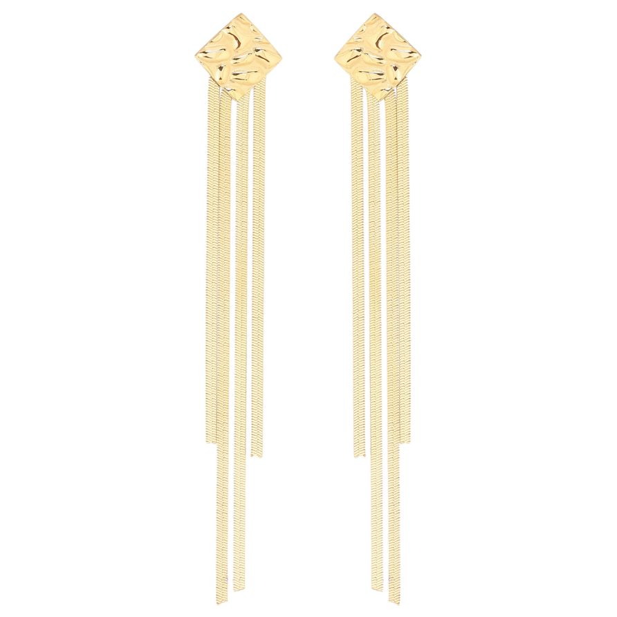 Серьги Xuping TTM Stainless Steel цвет 14К пусеты Декоративные подвески фото №1 Серьги Xuping TTM Stainless Steel цвет 14К пусеты Декоративные подвески фото №1