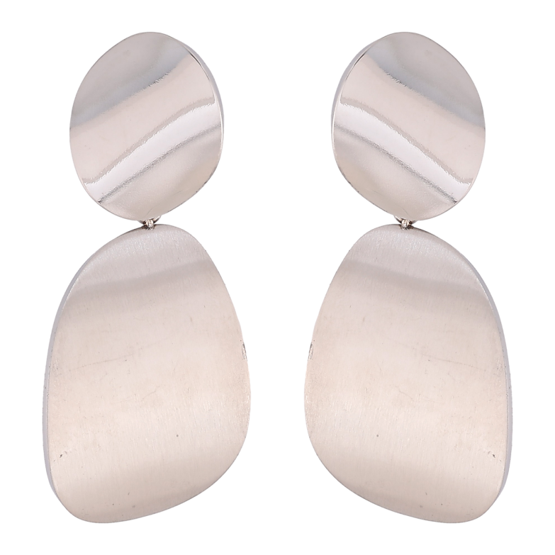 Серьги Xuping TTM Stainless Steel цвет Родий пусеты Декоративные подвески фото №1