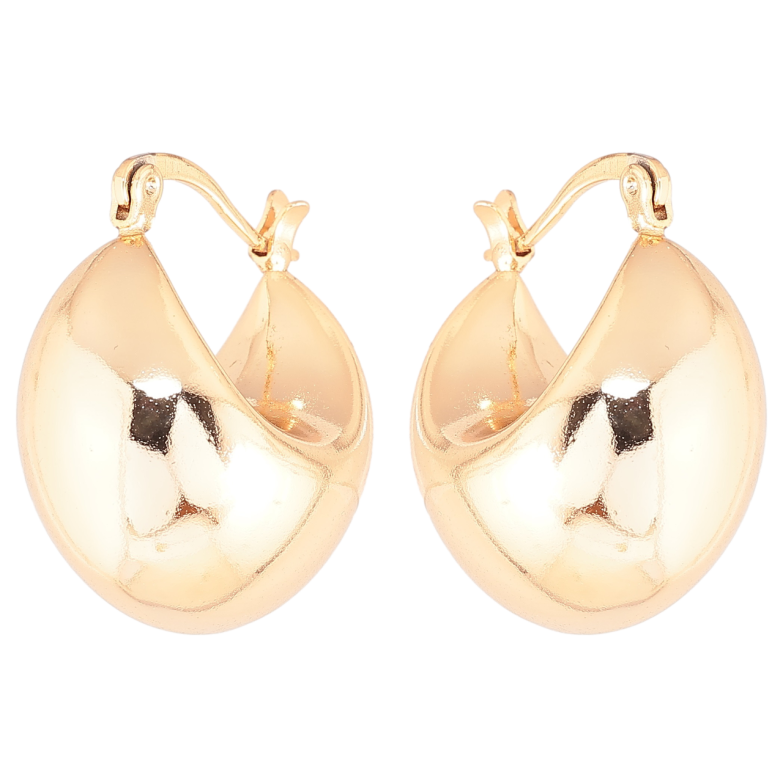 Сережки Xuping Позолота 18K замок-шпилька «Об'ємні» фото №1