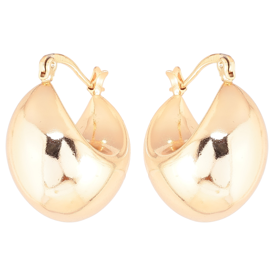 Сережки Xuping Позолота 18K замок-шпилька «Об'ємні» фото №1