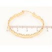 Серьги Xuping Позолота 18K кольца (конго) Узор сердечки ø 3.5см фото №2 Серьги Xuping Позолота 18K кольца (конго) Узор сердечки ø 3.5см фото №2