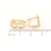 Серьги Xuping Позолота 18K английский замок Узор с кристаллами фото №2 Серьги Xuping Позолота 18K английский замок Узор с кристаллами фото №2