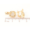 Серьги Xuping Позолота 18K английский замок Декоративный узор с кристаллами фото №2 Серьги Xuping Позолота 18K английский замок Декоративный узор с кристаллами фото №2