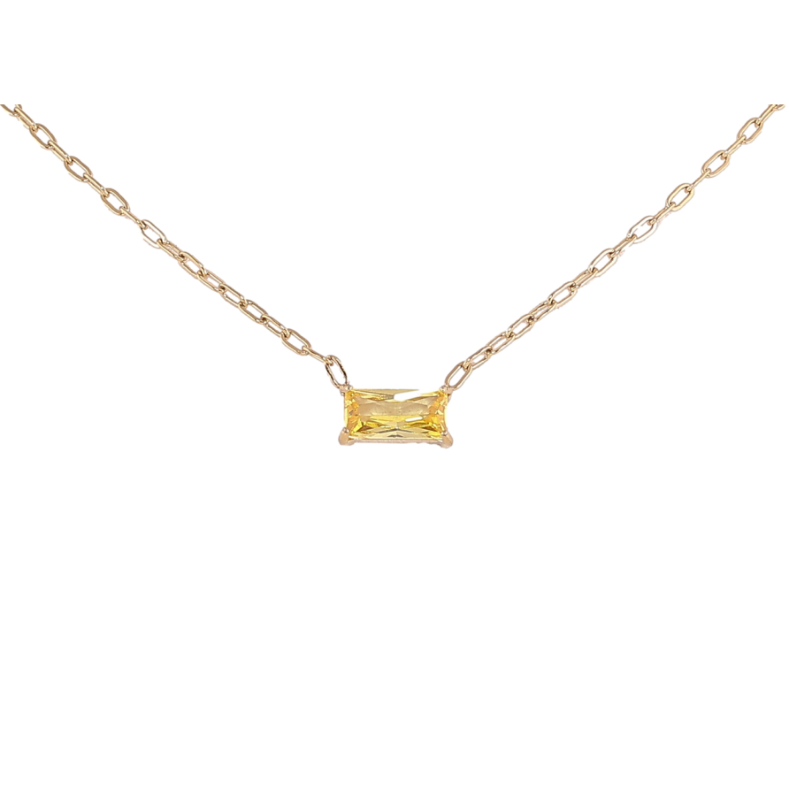 Подвеска на цепочке Xuping ТТМ Stainless Steel цвет 14К Желтый кристалл длинна 45-50см х 1.5мм фото №1 Подвеска на цепочке Xuping ТТМ Stainless Steel цвет 14К Желтый кристалл длинна 45-50см х 1.5мм фото №1