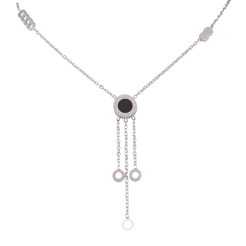 Подвеска на цепочке Xuping ТТМ Stainless Steel цвет Родий Декоративный узор длинна 45-50см х 1.5мм фото №1 Подвеска на цепочке Xuping ТТМ Stainless Steel цвет Родий Декоративный узор длинна 45-50см х 1.5мм фото №1