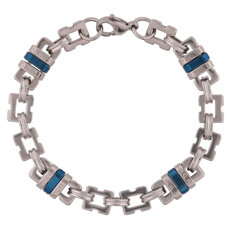 Браслет Xuping ТТМ Stainless Steel цвет Родий Декоративное плетение длинна 19см х 2-9мм фото №21 Браслет Xuping ТТМ Stainless Steel цвет Родий Декоративное плетение длинна 19см х 2-9мм фото №21