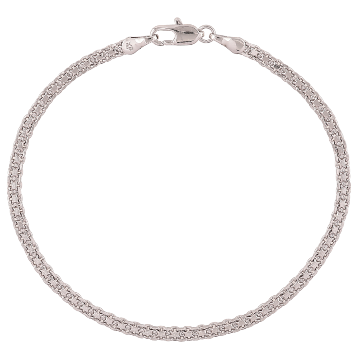 Браслет Xuping Родий Цепочка Итальянский Бисмарк длинна 19см х 3мм фото №15 Браслет Xuping Родий Цепочка Итальянский Бисмарк длинна 19см х 3мм фото №15