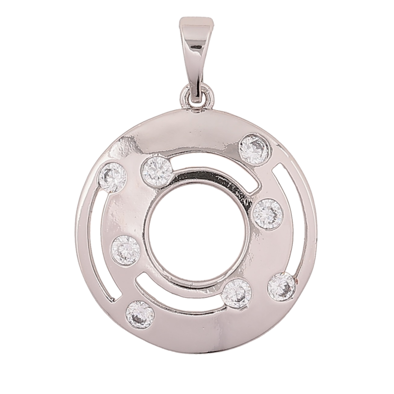 Кулон Xuping Родий Колечко с вставками кристаллов для цепочки до 5мм фото №1 Кулон Xuping Родий Колечко с вставками кристаллов для цепочки до 5мм фото №1