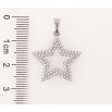 Кулон Xuping Родий Звезда с инкрустацией кристаллами для цепочки до 5мм фото №2