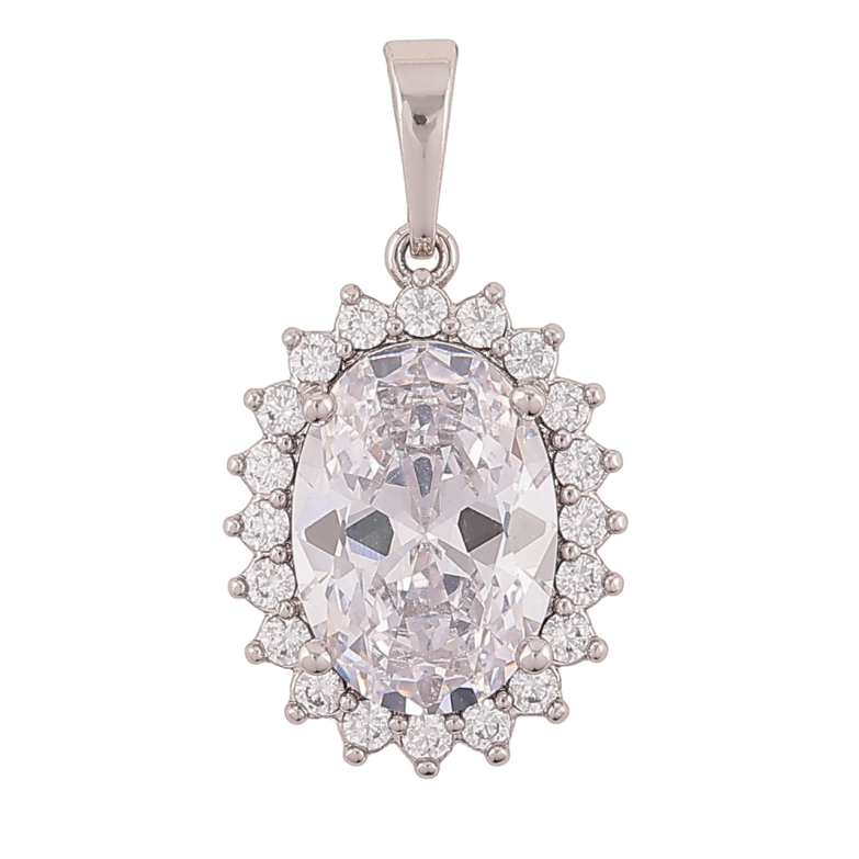 Кулон Xuping Родій «Кришталевий блиск» для ланцюжка до 6мм фото №12