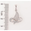 Кулон Xuping Родій «Метелик» для ланцюжка до 6мм фото №2 Кулон Xuping Родій «Метелик» для ланцюжка до 6мм фото №2