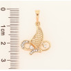 Кулон Xuping Позолота 18K «Метелик» для ланцюжка до 6мм фото №2 Кулон Xuping Позолота 18K «Метелик» для ланцюжка до 6мм фото №2