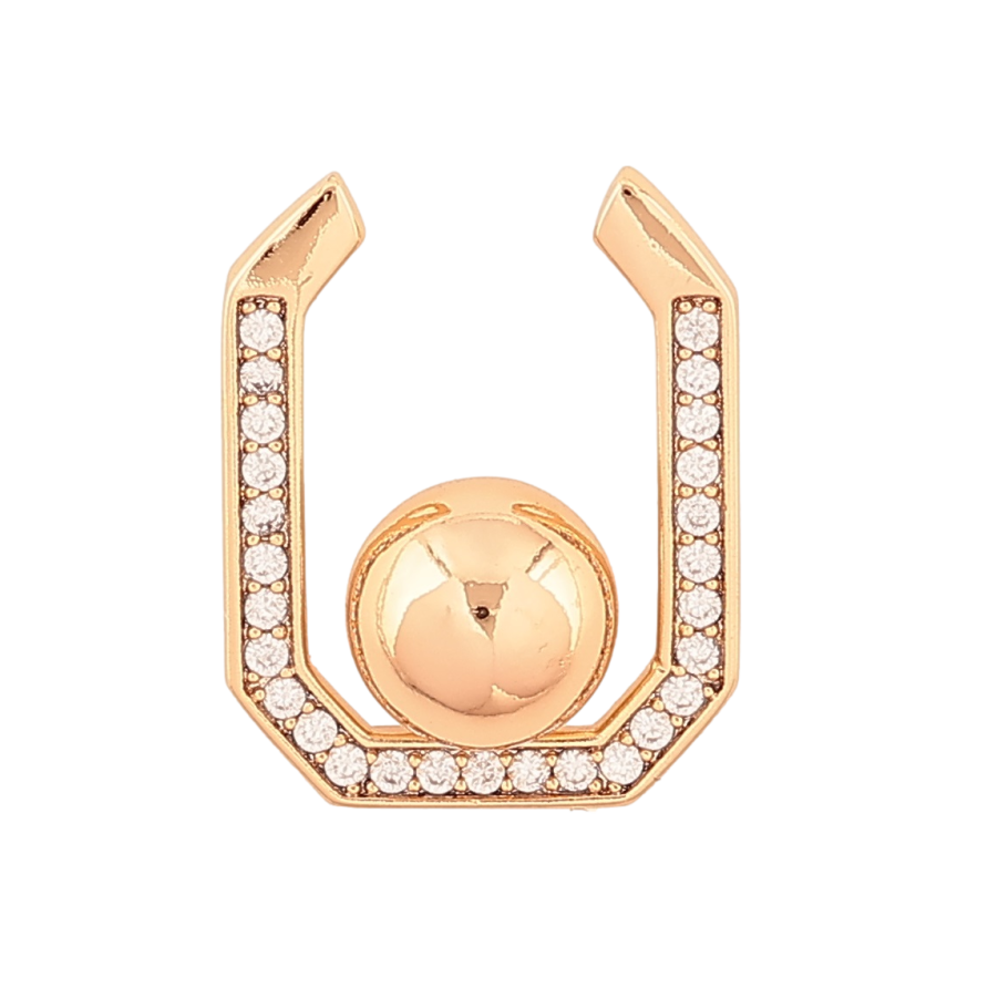 Кулон Xuping Позолота 18K Декоративная подвеска с шариком и кристаллами для цепочки до 2мм фото №1 Кулон Xuping Позолота 18K Декоративная подвеска с шариком и кристаллами для цепочки до 2мм фото №1