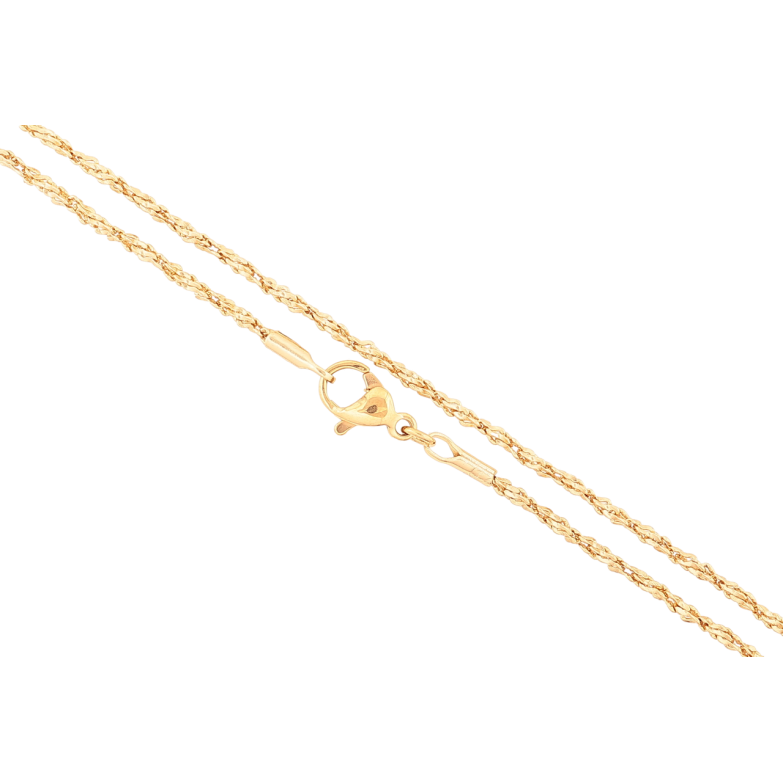 Ланцюжок Xuping Позолота 18K «Плетіння Фантазійне» довжина 46см х 2мм фото №1