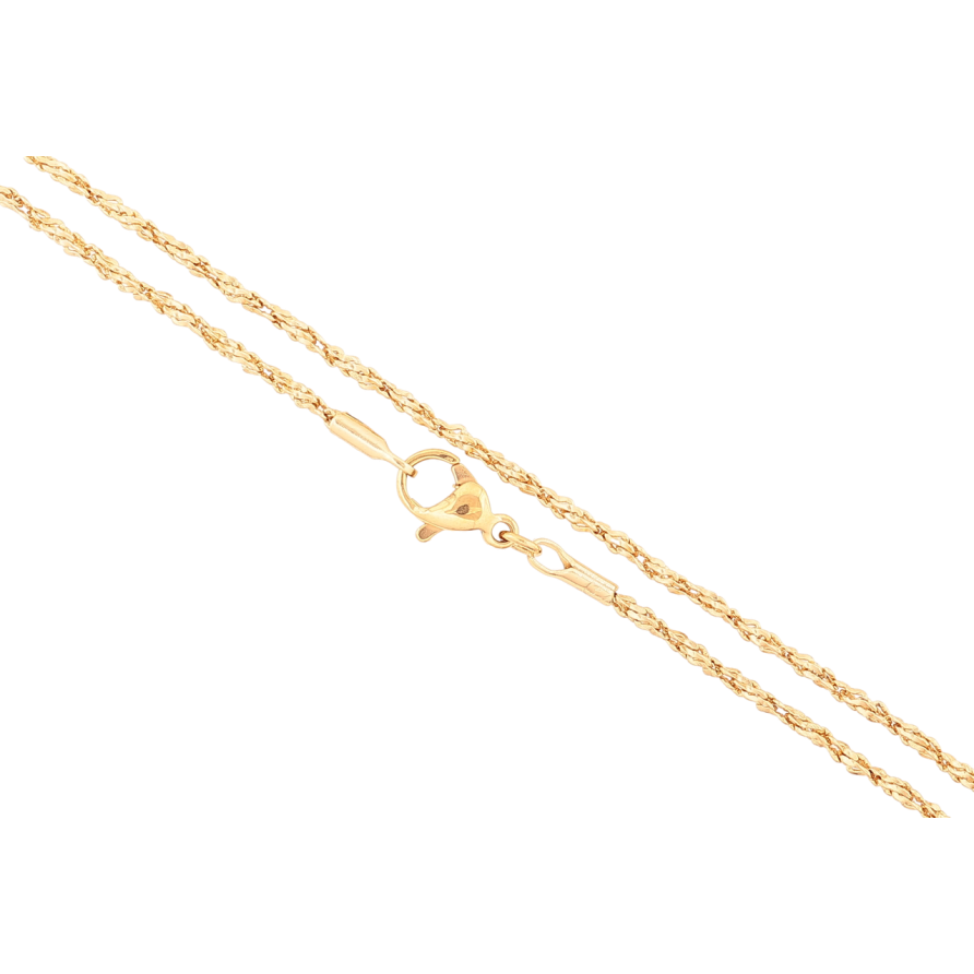 Ланцюжок Xuping Позолота 18K «Плетіння Фантазійне» довжина 46см х 2мм фото №1 Ланцюжок Xuping Позолота 18K «Плетіння Фантазійне» довжина 46см х 2мм фото №1