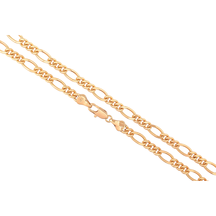 Цепочка Xuping Позолота 18K Плетение Фигаро длинна 45см х 5мм фото №25