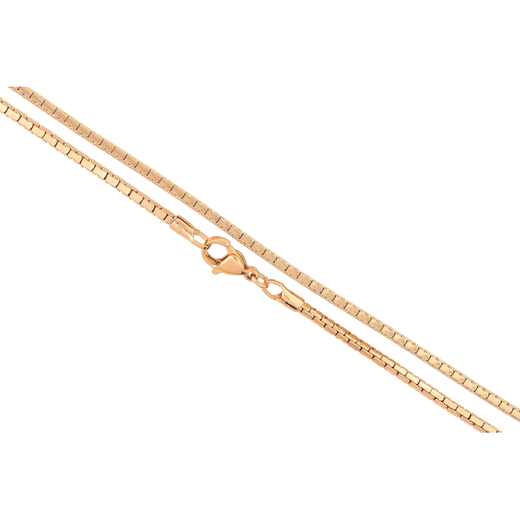 Цепочка Xuping Позолота 18K Плетение Фантазийное 4-х гранное, перекрученное длинна 50см х 2мм фото №20 Цепочка Xuping Позолота 18K Плетение Фантазийное 4-х гранное, перекрученное длинна 50см х 2мм фото №20