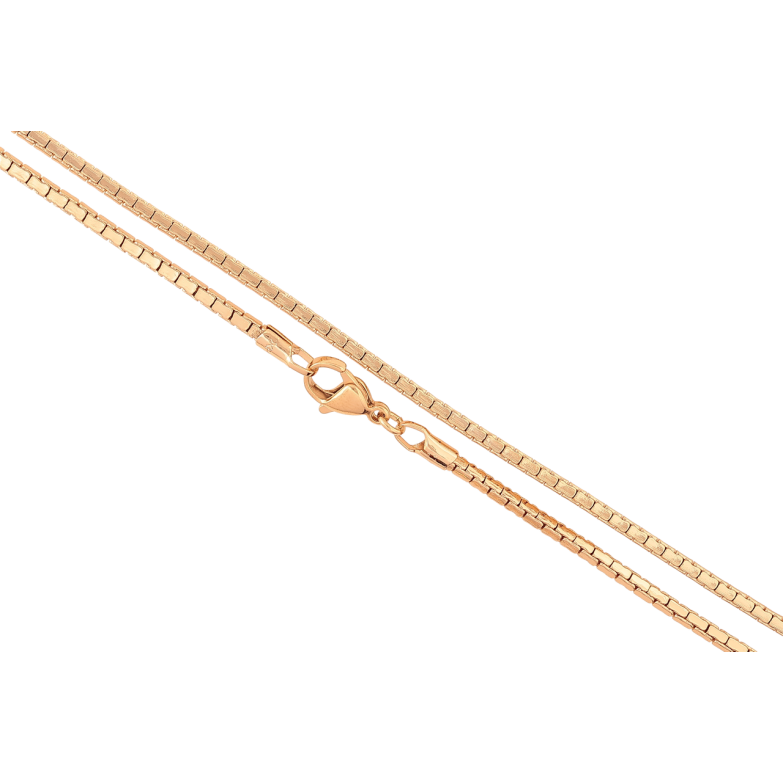 Цепочка Xuping Позолота 18K Плетение Фантазийное 4-х гранное, перекрученное длинна 50см х 2мм фото №1 Цепочка Xuping Позолота 18K Плетение Фантазийное 4-х гранное, перекрученное длинна 50см х 2мм фото №1