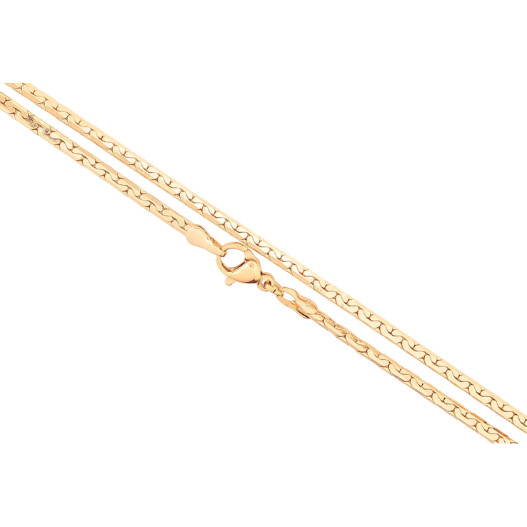 Ланцюжок Xuping Позолота 18K «Плетіння Фантазійне» довжина 45см х 2.5мм фото №11 Ланцюжок Xuping Позолота 18K «Плетіння Фантазійне» довжина 45см х 2.5мм фото №11