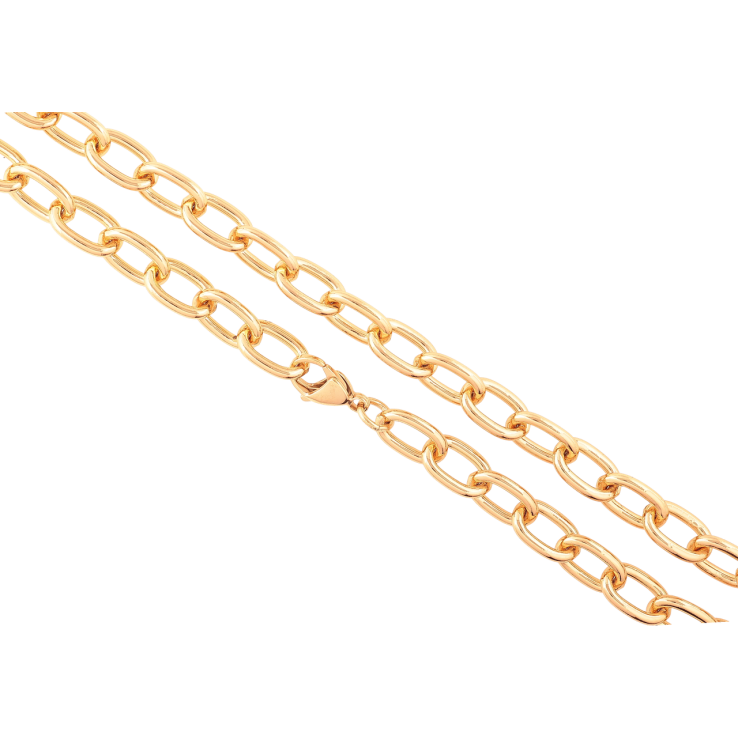 Цепочка Xuping Позолота 18K Плетение Якорное длинна 50см х 9мм фото №3 Цепочка Xuping Позолота 18K Плетение Якорное длинна 50см х 9мм фото №3