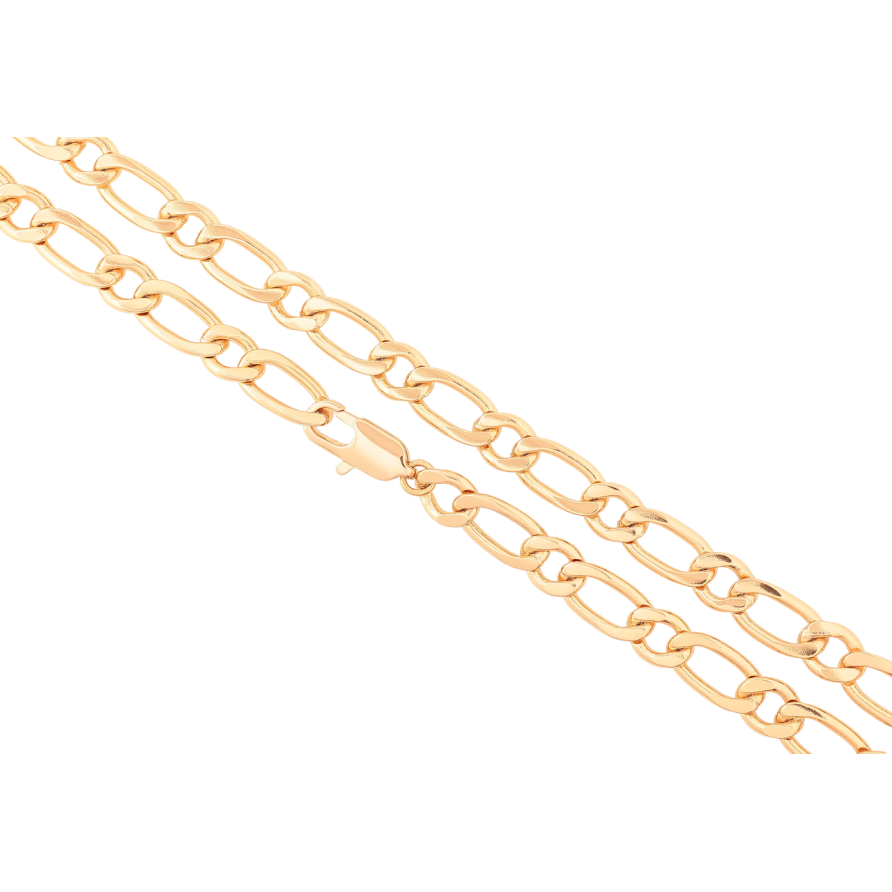 Ланцюжок Xuping Позолота 18K «Плетіння Панцирне» довжина 49см х 8мм фото №1 Ланцюжок Xuping Позолота 18K «Плетіння Панцирне» довжина 49см х 8мм фото №1