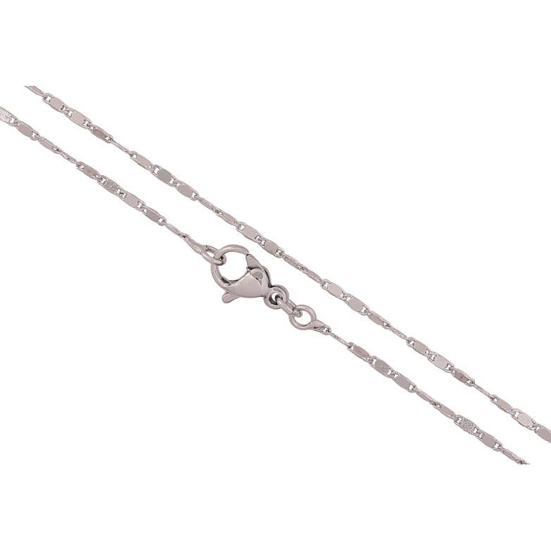 Ланцюжок Xuping Родій «Плетіння Морський ланцюг перекручений» довжина 50см х 1.5мм фото №1 Ланцюжок Xuping Родій «Плетіння Морський ланцюг перекручений» довжина 50см х 1.5мм фото №1