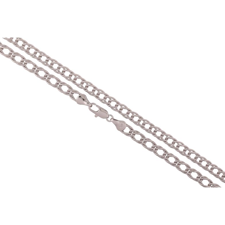 Цепочка Xuping Родий Плетение Ромб длина 50см х 5мм фото №1