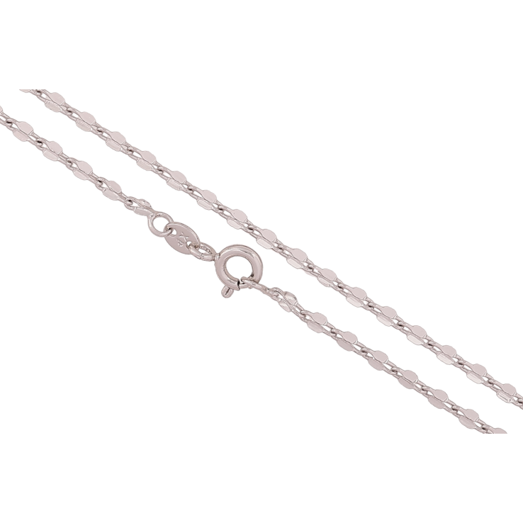 Ланцюжок Xuping Родій «Плетіння Фантазійне» довжина 55см х 2мм фото №7 Ланцюжок Xuping Родій «Плетіння Фантазійне» довжина 55см х 2мм фото №7