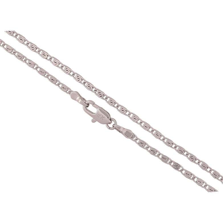 Ланцюжок Xuping Родій «Плетіння Равлик» довжина 45см х 2мм фото №1