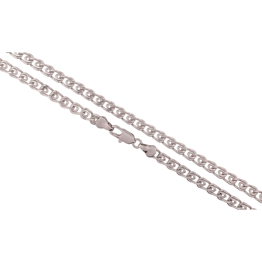 Цепочка Xuping Родий Плетение Лав длина 55см х 5.5мм фото №1 Цепочка Xuping Родий Плетение Лав длина 55см х 5.5мм фото №1