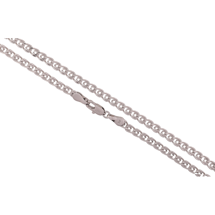 Цепочка Xuping Родий Плетение Лав длина 45см х 4мм фото №16