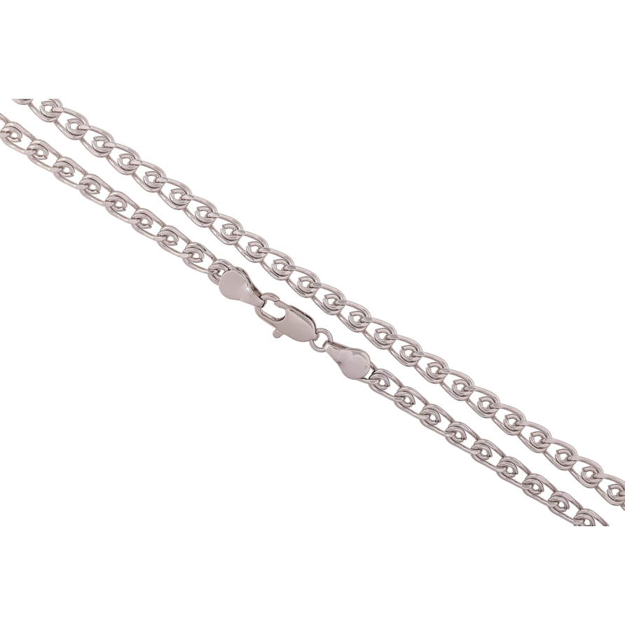 Ланцюжок Xuping Родій «Плетіння Лав» довжина 50см х 4.5мм фото №1