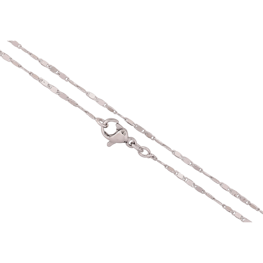 Цепочка Xuping Родий Плетение Морская цепь перекрученная длина 45см х 1.5мм фото №1 Цепочка Xuping Родий Плетение Морская цепь перекрученная длина 45см х 1.5мм фото №1