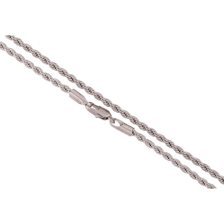 Цепочка Xuping Родий Плетение Веревка длина 50см х 2.5мм фото №1