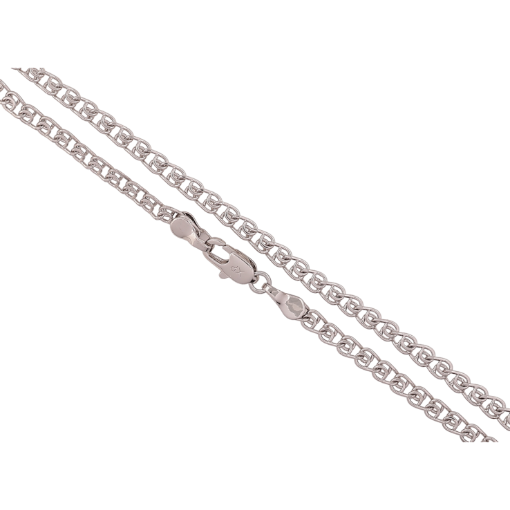 Цепочка Xuping Родий Плетение Лав длина 44см х3.5мм фото №18