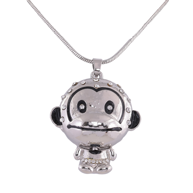 Подвеска на цепочке Мартышка длина 75-79см х 2мм фото №21