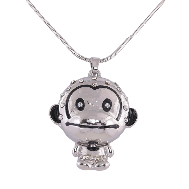 Підвіска на ланцюжку «Мавпа» довжина 75-79см х 2мм фото №1 Підвіска на ланцюжку «Мавпа» довжина 75-79см х 2мм фото №1