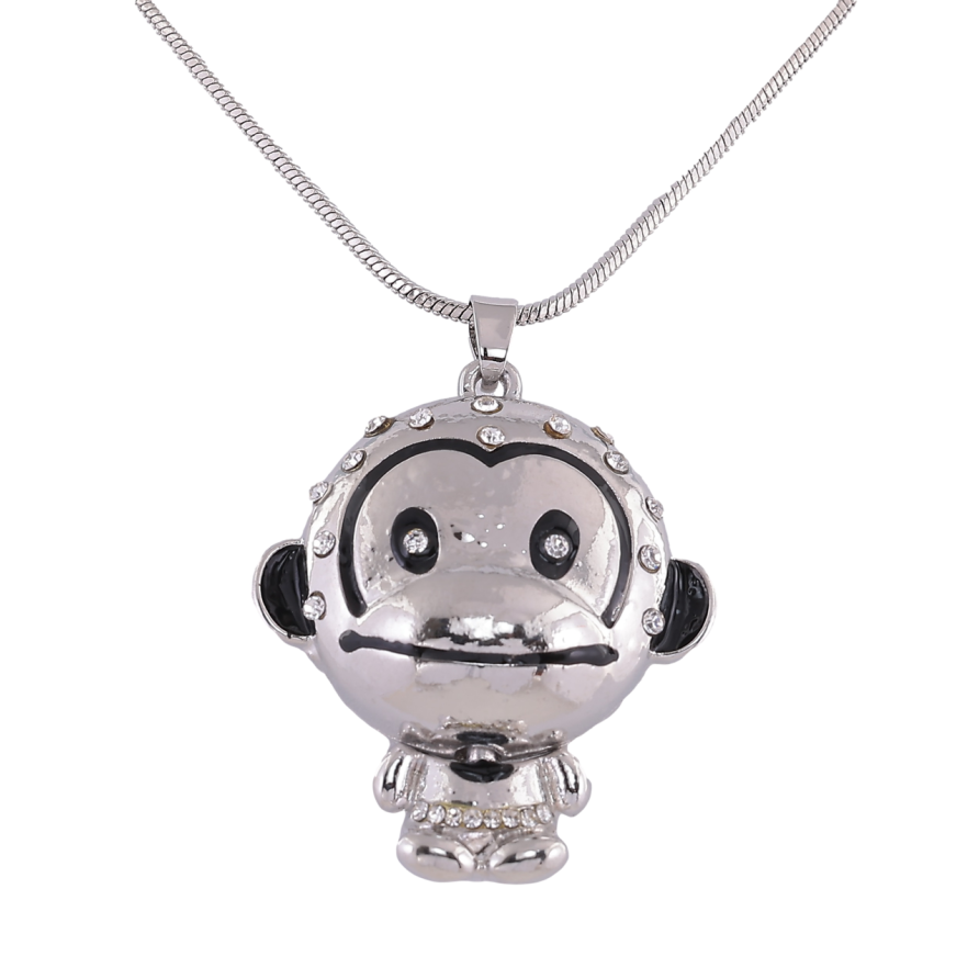 Подвеска на цепочке Мартышка длина 75-79см х 2мм фото №1 Подвеска на цепочке Мартышка длина 75-79см х 2мм фото №1